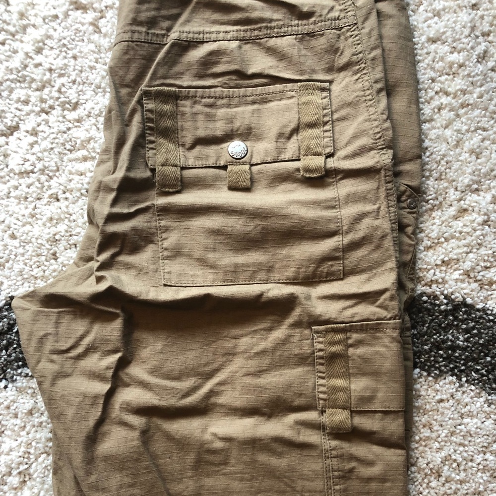 OLD SCHOOL cargo shorts.